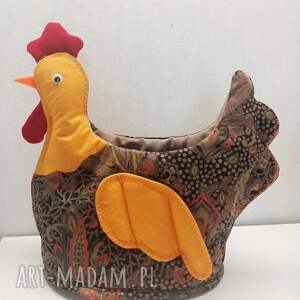 kura wielkanocna jaka, ozdobna kura, jajka