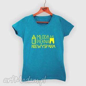 koszulka z nadrukiem ciążowym kobiety w ciąży, mama, żona, prezent, damska