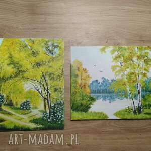 Prezent WYPRZEDAŻ KOLEKCJI - ZESTAW RĘCZNIE MALOWANYCH OBRAZÓW