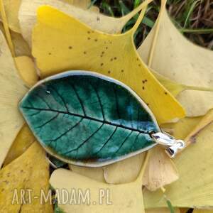 wisior ceramiczny biżuteria prezent, jesień