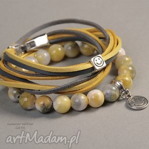 handmade yellow&grey