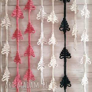 handmade świąteczne prezenty sznurkowe girlandy