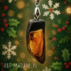 Prezent Wisiorek Bursztynowy pazur - żywioł ognia