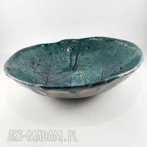 ręczne wykonanie ceramika patera ceramiczna - natura