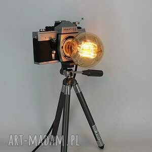 lampka z aparatu orginalny prezent upominek dla fotografa fotografki retro lampa