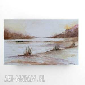 pejzaż - akwarela formatu 15/25 cm