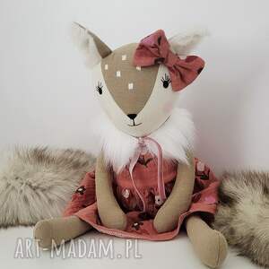 sarenka do zabawy i przytulania uszyta recznie maskotka personalizacja pokój