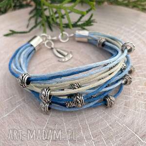 bransoletka ze sznurków w stylu marynarskim w184 motyw żeglarski