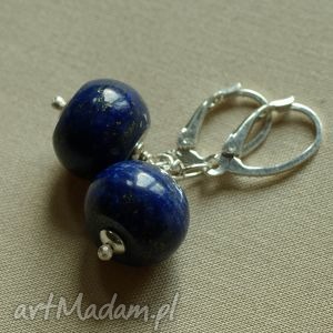 kolczyki z lapis lazuli