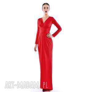 sukienki suknia pamela maxi - red