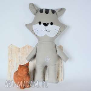 ręcznie wykonane maskotki kot nicponim 40 cm
