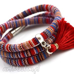 handmade bransoletka boho magnetoos masayee z chwostem