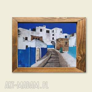 obraz akrylowy maroko, marakesz, pejzaż arabski, egzotyczny