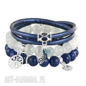handmade arctic - navy blue & light grey