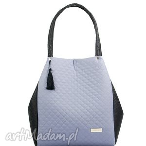 torebka pikowana simple 286 - Farbotka na ramię