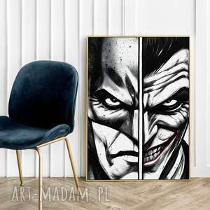 plakat batman joker superbohater marvel - format 50x70 cm, dekoracje do domu