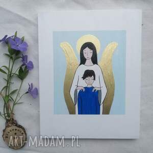 anioł stróż dla chłopca komunia święta rezerwacja p katarzyna z chłopcem