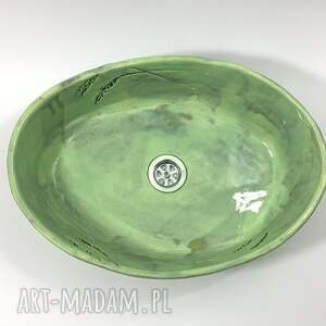 ręczne wykonanie ceramika umywalka ceramiczna w zbożu