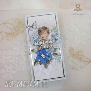 handmade scrapbooking kartki kartka urodzinowa dla babci "forgetmenot 1"