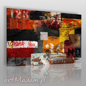 obraz na płótnie - napisy street art - 120x80 cm - VAKU DSGN obrazy