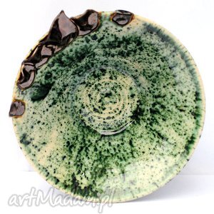 handmade ceramika ceramiczna miseczka - liściasta nr 112