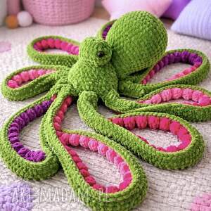 ośmiornica szydełku maskotka ośmiorniczka przytulanka