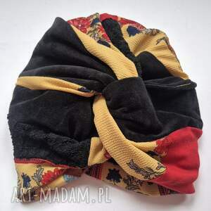 Turban kolorowy etno orient milutki uniwersalny dla glowy rozmiar