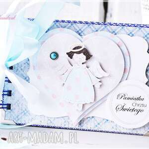 handmade scrapbooking albumy album na chrzest święty