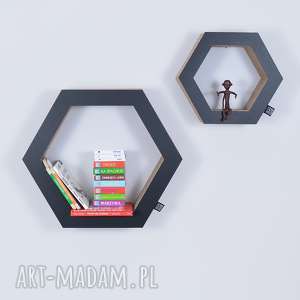 handmade pokoik dziecka półka na książki zabawki hexagon ecoono