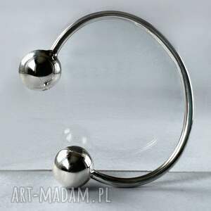 Bransoletka bangle z kulkami 16 mm