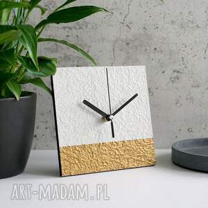 handmade zegary nowoczesny geometryczny zegar z papieru z odzysku
