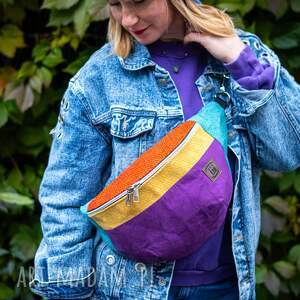 Kolorowa nerka damska oryginalna saszetka XXL ENERGIA ŻYCIA