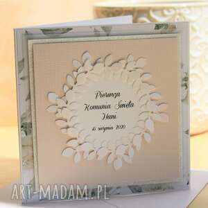 kartka na chrzest, komunię - annamade scrapbooking