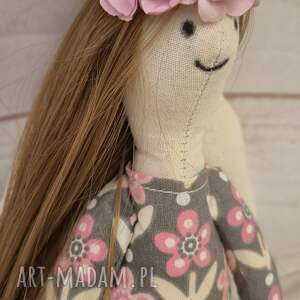 Prezent Lalka anioł tilda, naturalne