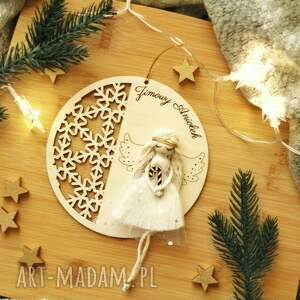 upominek święta Zimowy Aniołek - dekoracja świąteczna | Boże