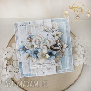 Prezent Kartka na chrzest święty, pamiątka chrztu JolySeason2 GOTOWA