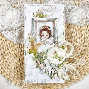 Prezent Kartka komunijna, pierwsza komunia, pamiątka