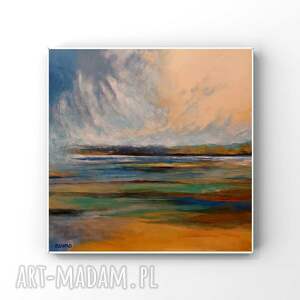 Pejzaż - obraz akrylowy 60x60 cm Paulina Lebida (kwadrat) - gotowy do zawieszenia, bez oprawy