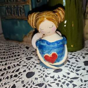 Aniołek ceramiczny na Boże Narodzenie - rękodzieło Wolna Chwila | art-Madam.pl