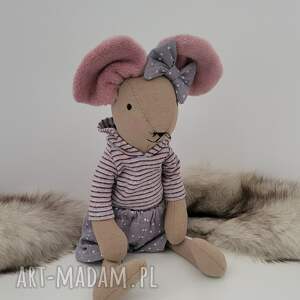 maskotki myszka 43cm przytulanka z personalizacją, rekodzło, wielkanoc