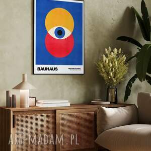 plakaty plakat bauhaus niebieski - format 40x50 cm