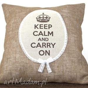 poduszka dekoracyjna - keep calm prezent