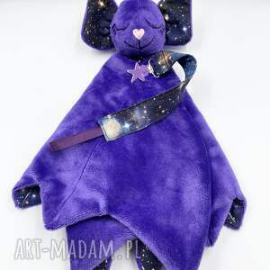 handmade maskotki przytulanka nietoperz dla niemowląt z zawieszką do smoczka