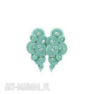 kolczyki soutache lispiro mint