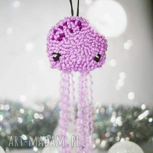 meduza aurora różowa - ozdoba na choinkę, boże narodzenie dekoracje świąteczne