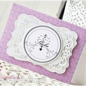 handmade scrapbooking kartki koperta ślubna