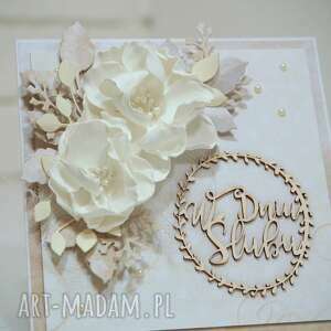 handmade scrapbooking kartki kartka ślubna 1