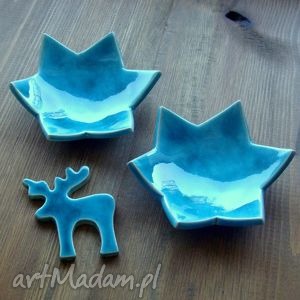 handmade ceramika miseczki gwiazdeczki
