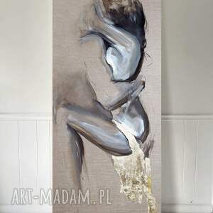 dom golden, kobieta duży obraz, obrazy do salonu, sypialni, obraz