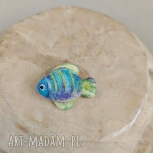 Prezent Kolorowa rybka - broszka filcowana, ryba